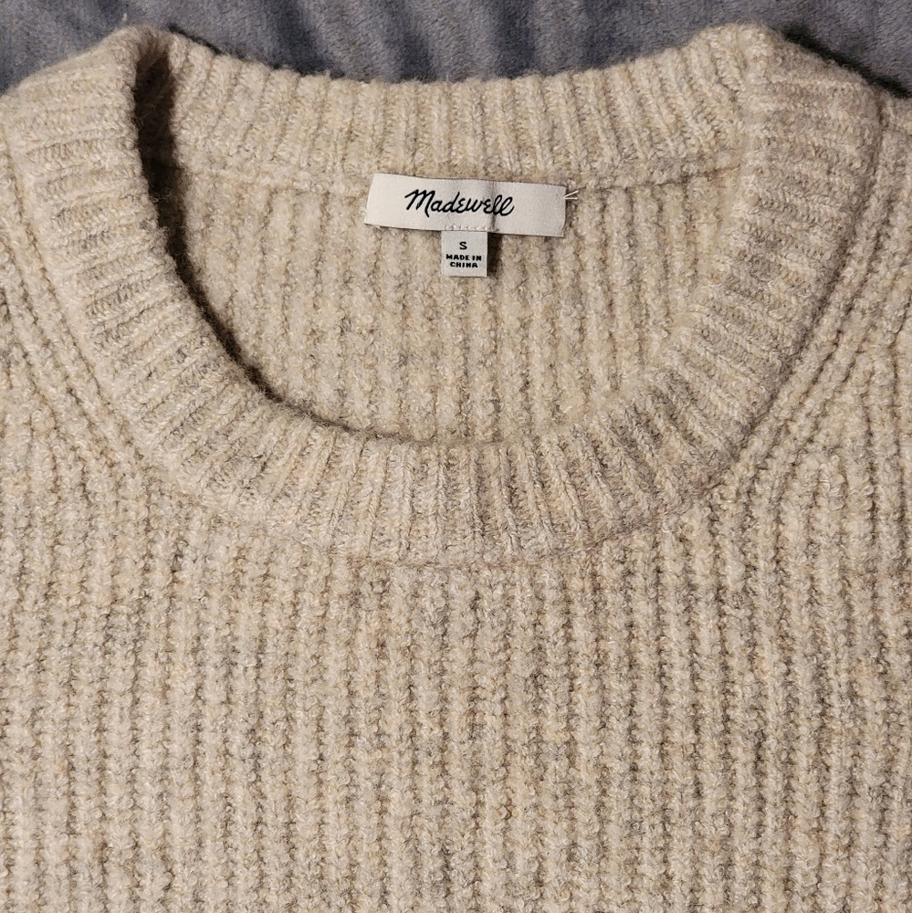 Madewell Peplum Pullover Sweater - Picture 3 of 8